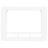 Stylish White TV Cabinet - 152x22x113 cm | Hipomarket UK