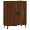 Stylish Highboard Brown Oak - 69.5x34x180 cm | Hipo Market