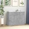 Sideboard Concrete Grey 88x30x70 cm Engineered Wood Colour concrete grey Quantity in Package 1 