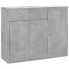 Stylish Concrete Grey Sideboard - 88x30x70 cm | Hipomarket