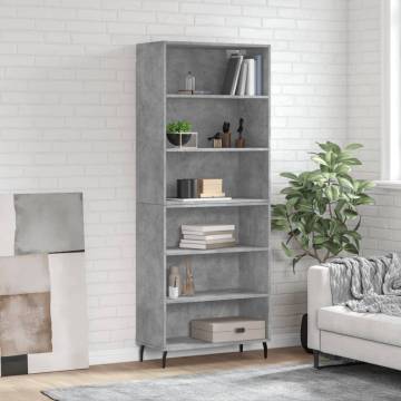 Highboard Concrete Grey - Stylish & Durable Storage Solution