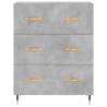 Stylish Highboard Concrete Grey - 69.5x34x180 cm | Hipo Market