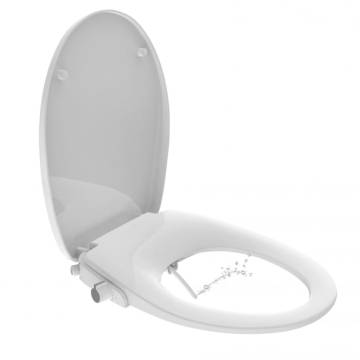 EISL Soft Close Toilet Seat & Bidet Attachment - White