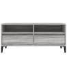 Stylish Grey Sonoma TV Cabinet - 100x34.5x44.5 cm