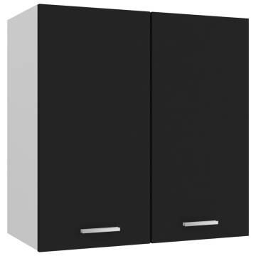 Hanging Cabinet Black 60x31x60 cm | Stylish Storage Solution