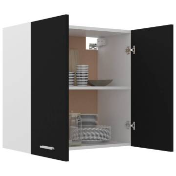 Hanging Cabinet Black 60x31x60 cm | Stylish Storage Solution