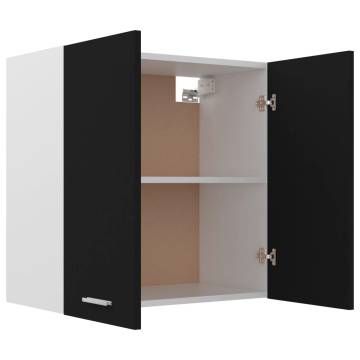 Hanging Cabinet Black 60x31x60 cm | Stylish Storage Solution