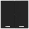 Hanging Cabinet Black 60x31x60 cm | Stylish Storage Solution