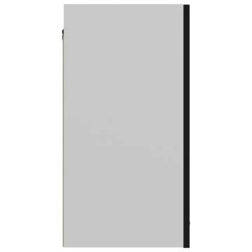 Hanging Cabinet Black 60x31x60 cm | Stylish Storage Solution