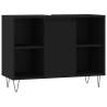 Stylish Black Bathroom Cabinet | 80x33x60 cm | HipoMarket