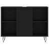 Stylish Black Bathroom Cabinet | 80x33x60 cm | HipoMarket