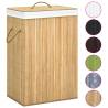 Bamboo Laundry Basket 72 L - Stylish & Functional Storage