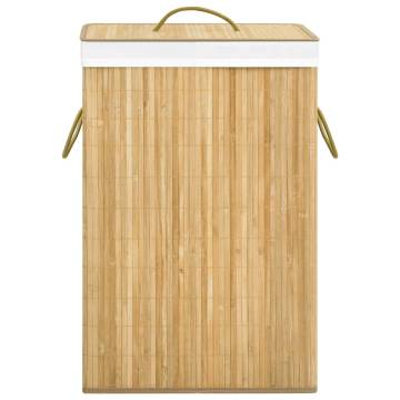 Bamboo Laundry Basket 72 L - Stylish & Functional Storage