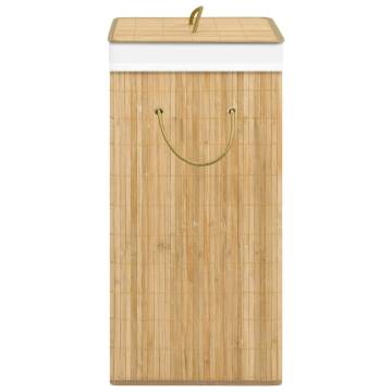 Bamboo Laundry Basket 72 L - Stylish & Functional Storage