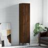 Highboard Brown Oak 34.5x34x180 cm Engineered Wood Colour brown oak Quantity in Package 1 Model 1 door 