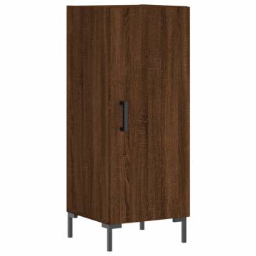 Stylish Highboard Brown Oak - Engineered Wood Storage Solution