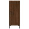 Stylish Highboard Brown Oak - Engineered Wood Storage Solution