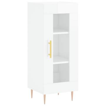 Highboard High Gloss White | Stylish Storage Solution