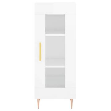 Highboard High Gloss White | Stylish Storage Solution