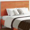 Headboard Wax Brown 120 cm Solid Wood Pine Colour wax brown Size 124 x 82.5 cm Quantity in Package 1 