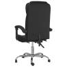 Trendy Reclining Office Chair - Black Faux Leather Comfort