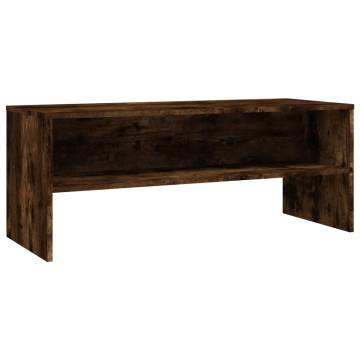 Stylish Smoked Oak TV Cabinet - 100x40x40 cm | HipoMarket