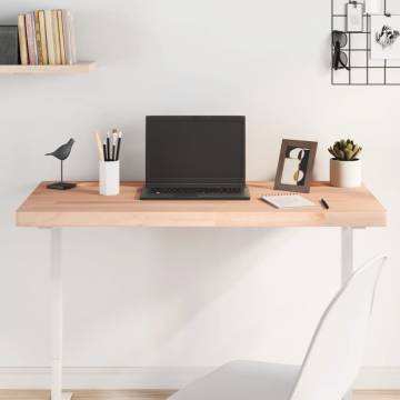 Desk Top 100x50 cm Solid Wood Beech - Stylish & Durable