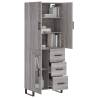 Stylish Highboard Grey Sonoma - Elegant Storage Solution