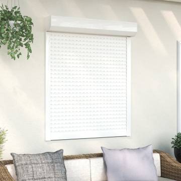 Roller Shutter Aluminium 100x120 cm - White | HipoMarket