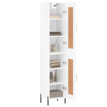 Stylish Highboard High Gloss White - Elegant Storage Solution