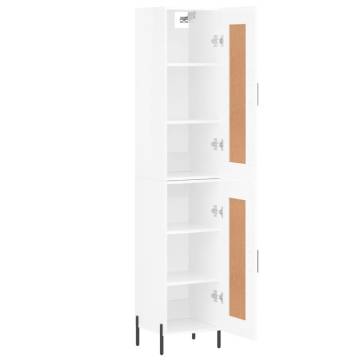 Stylish Highboard High Gloss White - Elegant Storage Solution