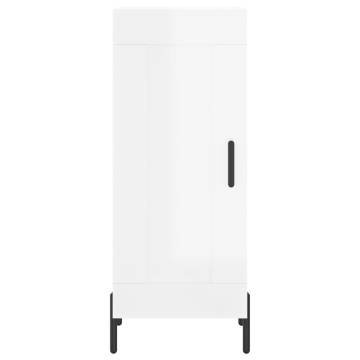 Stylish Highboard High Gloss White - Elegant Storage Solution