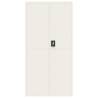 File Cabinet White 90x40x180 cm Steel - Organise Your Office