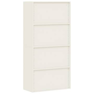 File Cabinet White 90x40x180 cm Steel - Organise Your Office