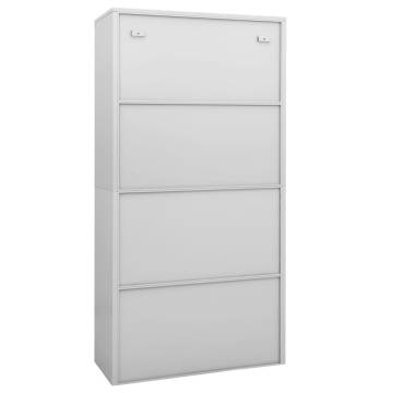 Office Cabinet Light Grey 90x40x180 cm - Durable & Stylish