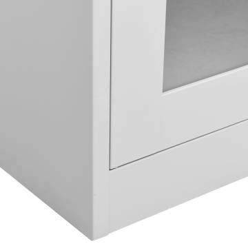 Office Cabinet Light Grey 90x40x180 cm - Durable & Stylish