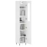 Stylish Highboard White 34.5x34x180 cm - Hipomarket UK