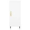 Stylish Highboard White 34.5x34x180 cm - Hipomarket UK