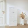 Shoe Cabinet High Gloss White - Stylish Storage Solution