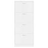 Shoe Cabinet High Gloss White - Stylish Storage Solution