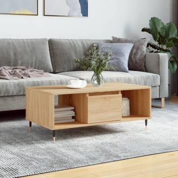 Sonoma Oak Coffee Table - Stylish & Functional | HipoMarket UK