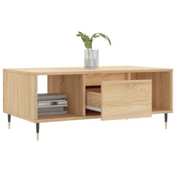 Sonoma Oak Coffee Table - Stylish & Functional | HipoMarket UK