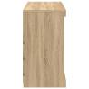 Modern Sideboard with LED Lights - Sonoma Oak - 81x37x67 cm