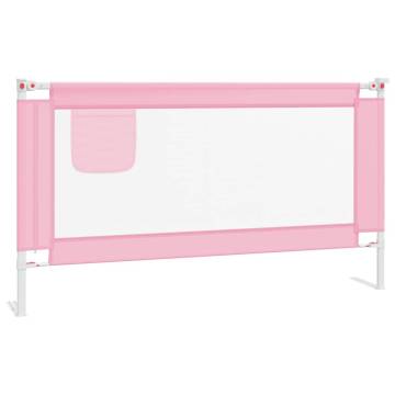 Toddler Safety Bed Rail Pink 150x25 cm | Hipomarket