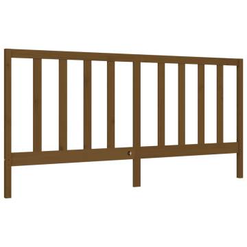 Honey Brown Solid Wood Bed Frame 200x200 cm - Hipomarket