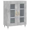 Stylish Highboard in Concrete Grey | 69.5x34x180 cm - HipoMarket