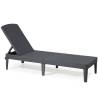 Keter Sunlounger Jaipur Graphite 235162 Colour graphite Quantity in Package 1 Cushion included no 