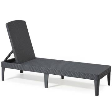 Keter Sunlounger Jaipur Graphite - Stylish & Durable Design