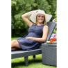 Keter Sunlounger Jaipur Graphite - Stylish & Durable Design