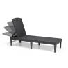 Keter Sunlounger Jaipur Graphite - Stylish & Durable Design